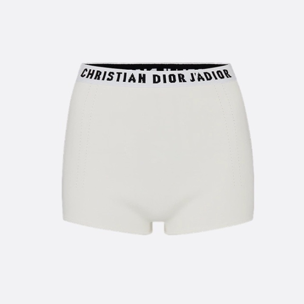 Dior Mini Shorts White Stretch Viscose sz Medium